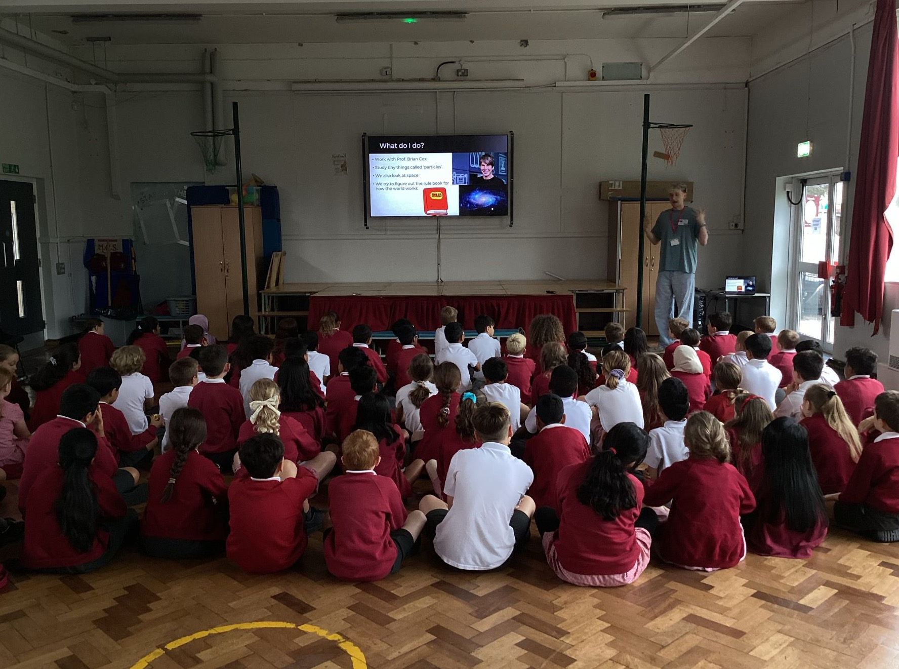 School assembly talk at Gatley Primary School