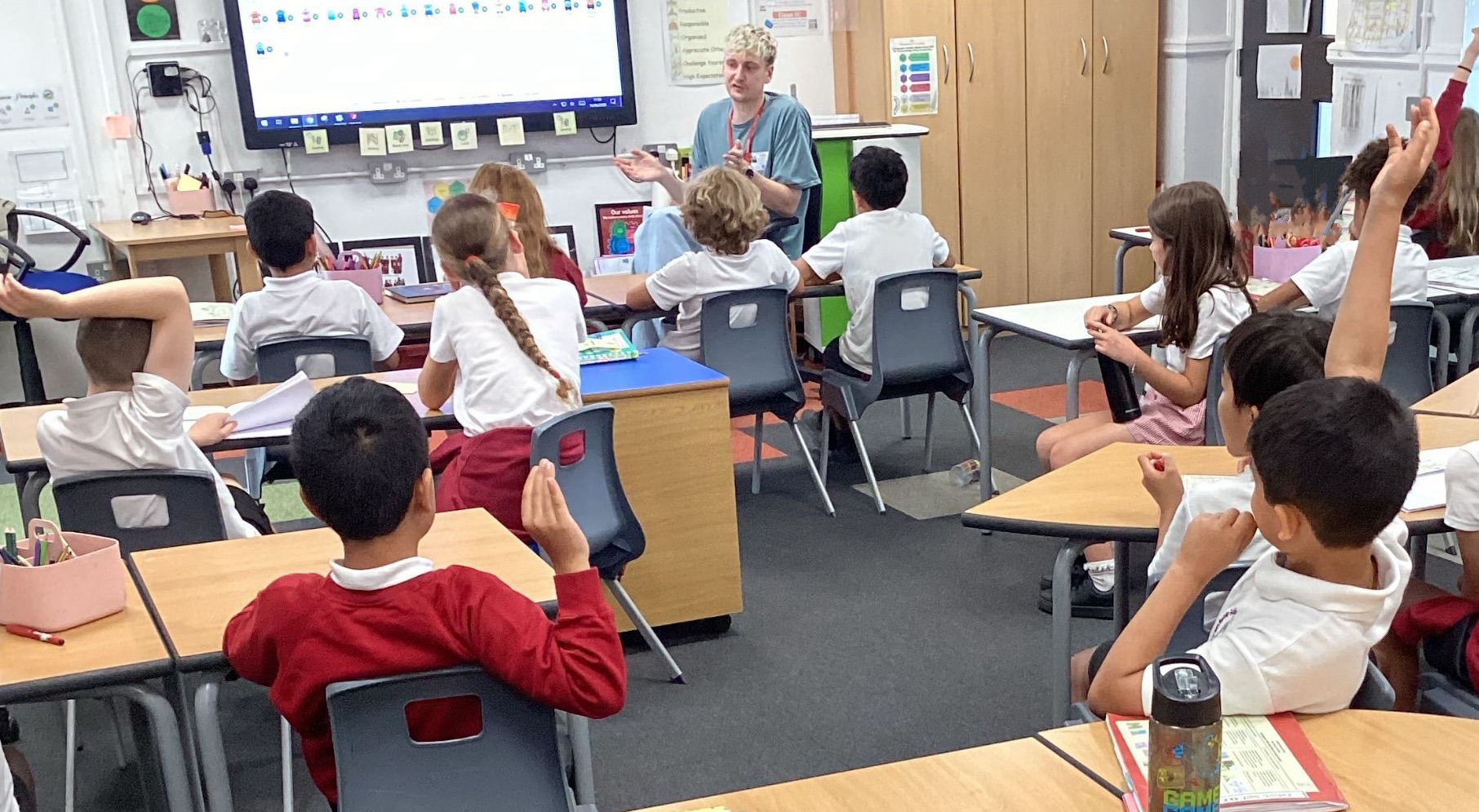Classroom session at Gatley Primary School