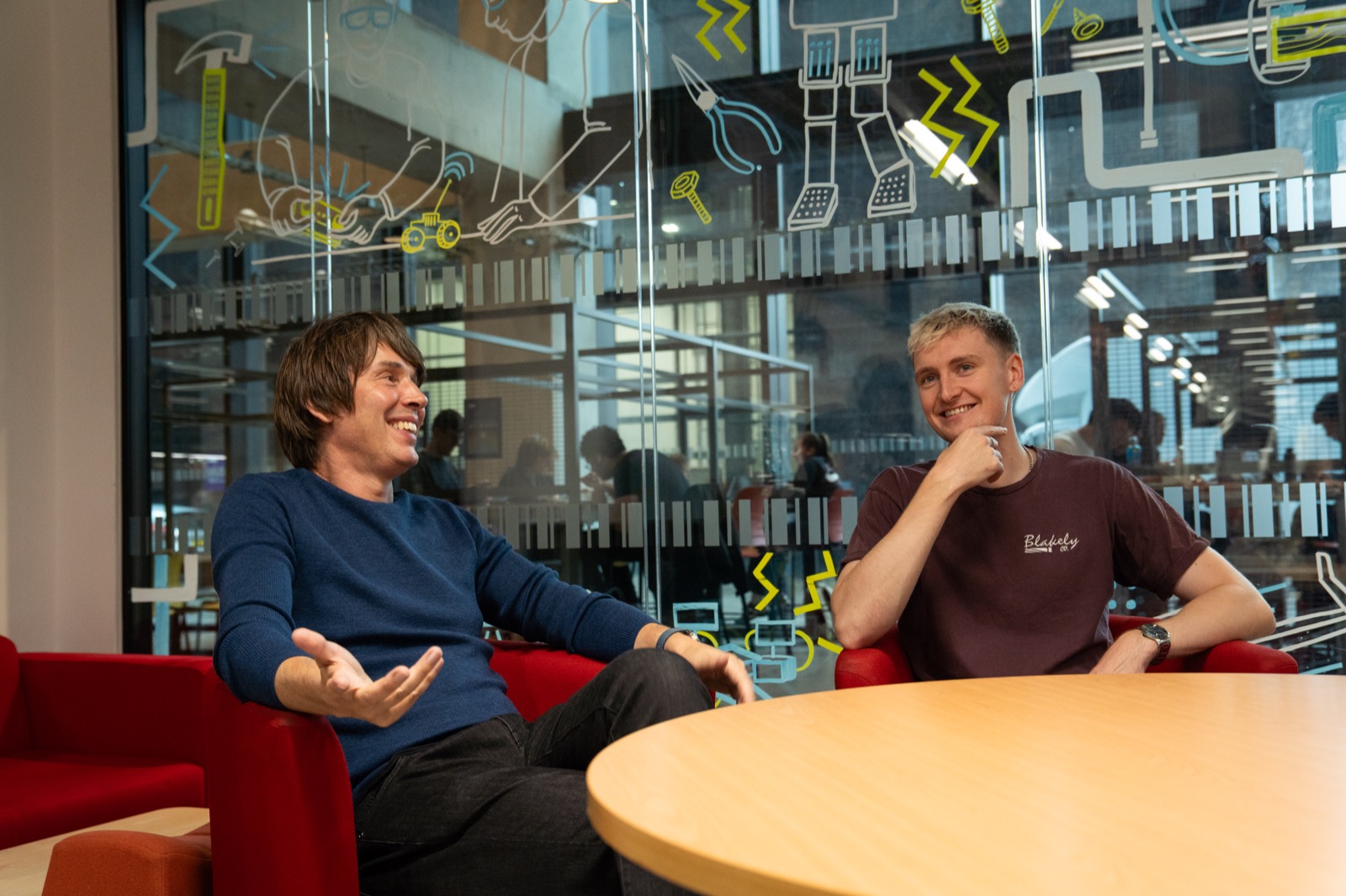 Ross Jenkinson with Prof. Brian Cox